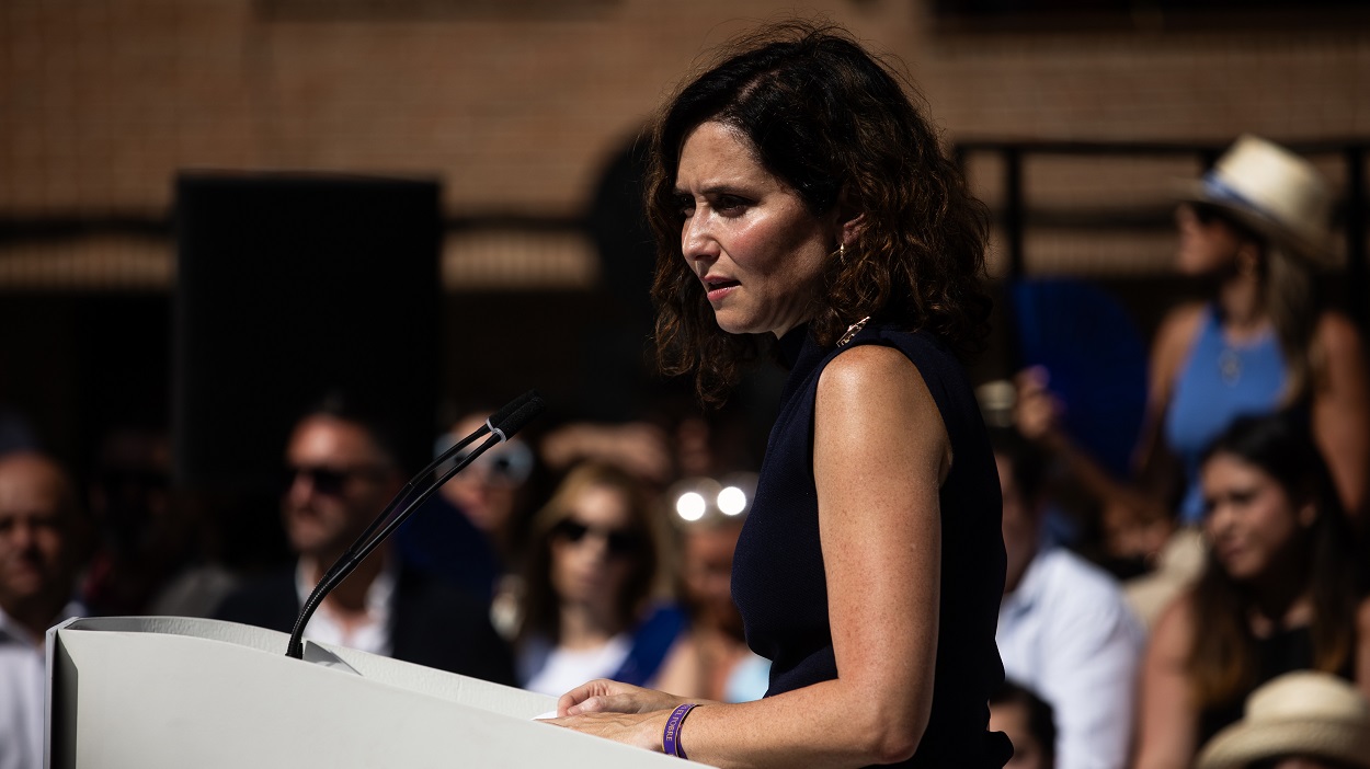 La presidenta de la Comunidad de Madrid y del PP madrileño, Isabel Díaz Ayuso. EP