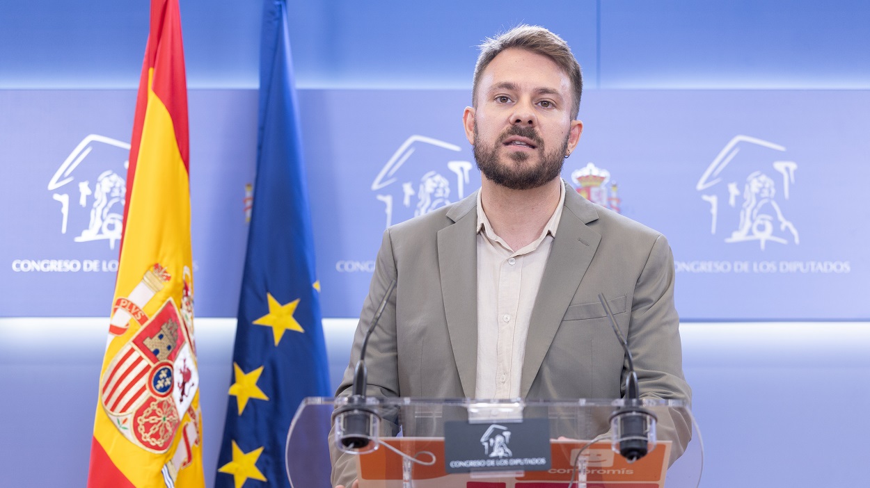 El diputado de Compromis Alberto Ibáñez. EP