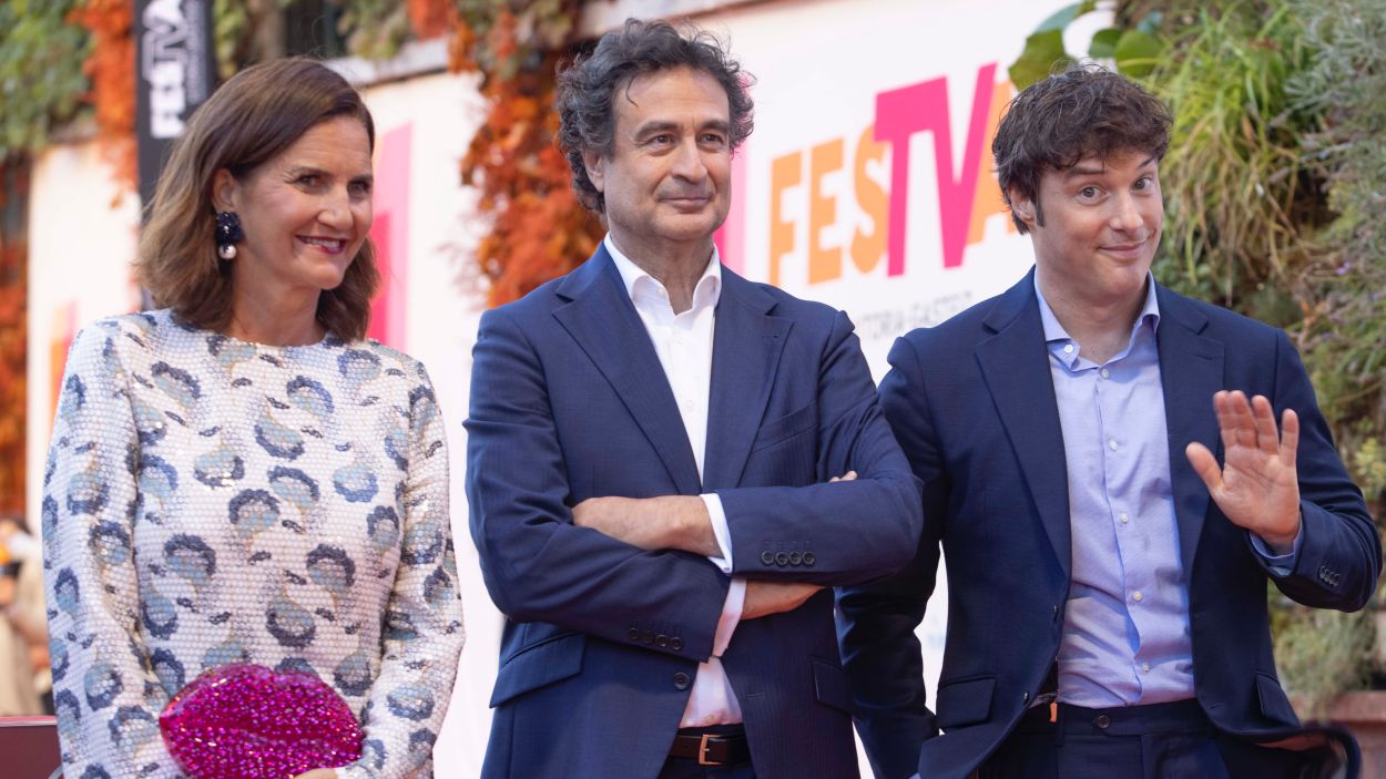 Samantha Vallejo-Nágera, Pepe Rodríguez y Jordi Cruz, jueces de 'Masterchef Celebrity', en el FesTVal