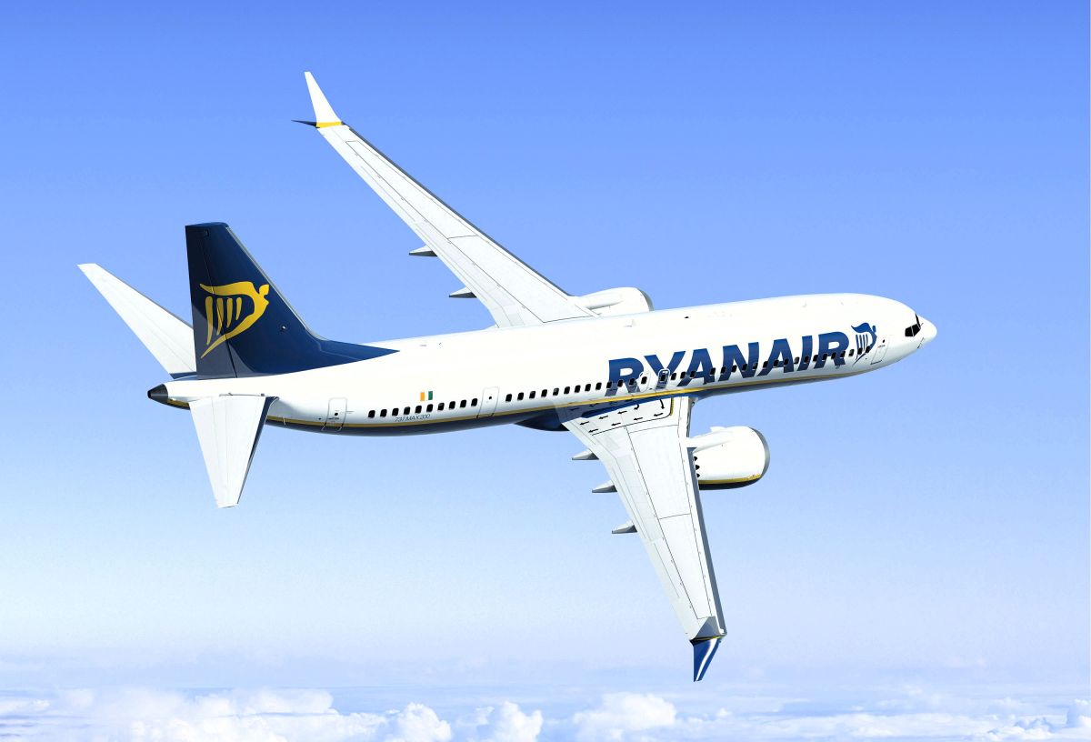 Avión de la compañía Ryanair.