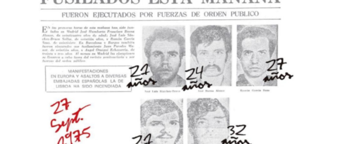 Se cumplen 50 años de los últimos fusilamientos de Franco