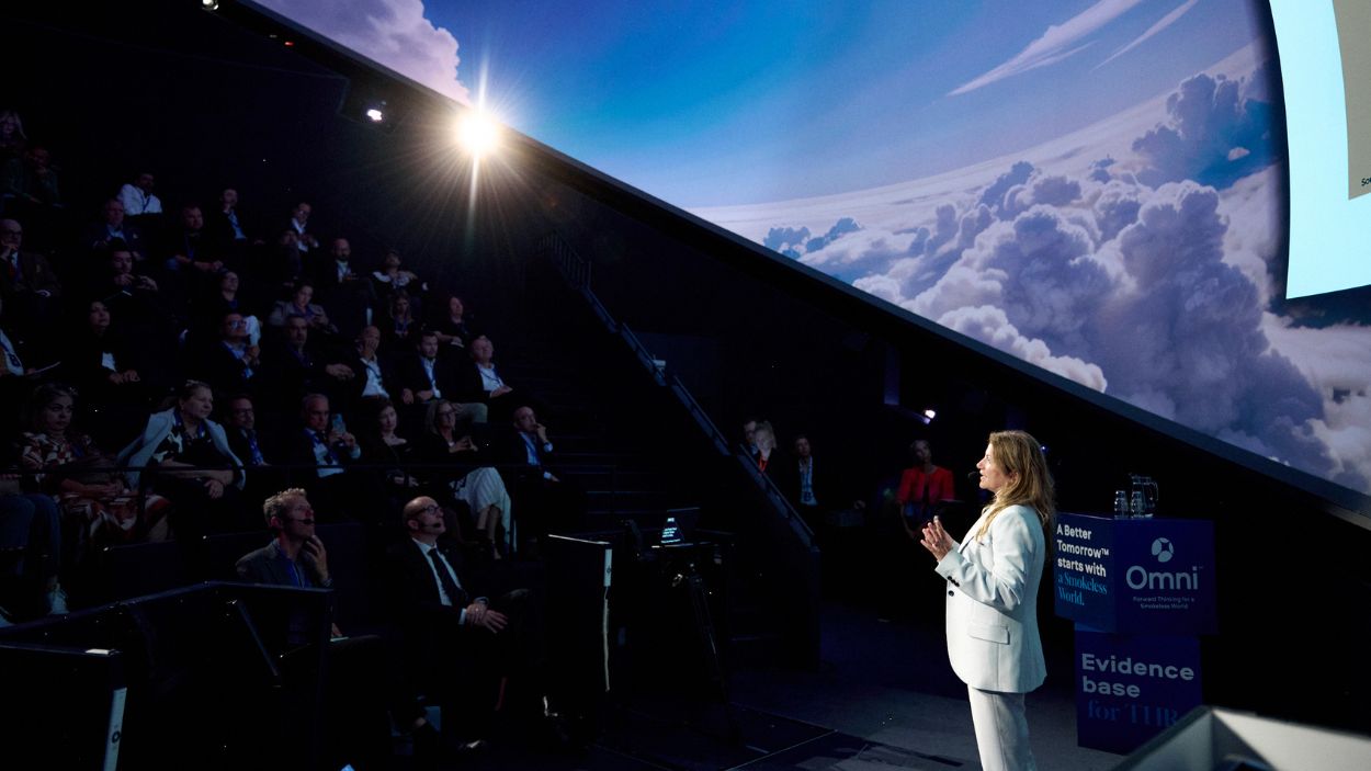 Transcurso del evento de presentación de la plataforma Omni impulsada por British American Tobacco (BAT)