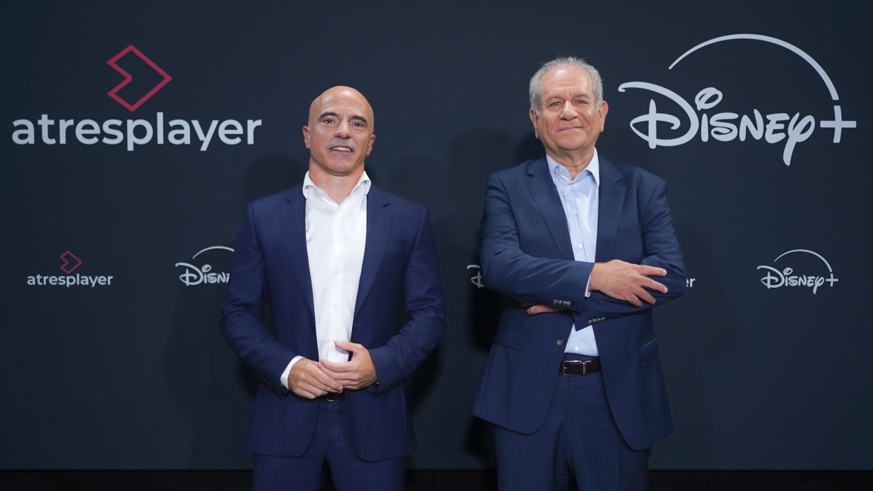 José Antonio Antón, director general de Atresmedia Audiovisual, y Simon Amselem, Consejero Delegado de The Walt Disney Company en España y Portugal (Atresmedia)