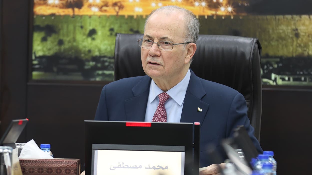 El primer ministro palestino, Mohammad Mustafa. EP.