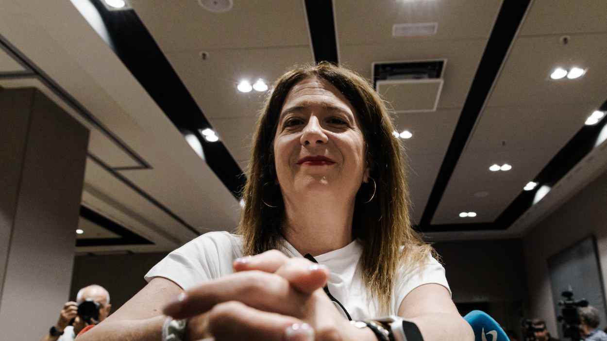 Leire Díez comparece en el Senado. EP
