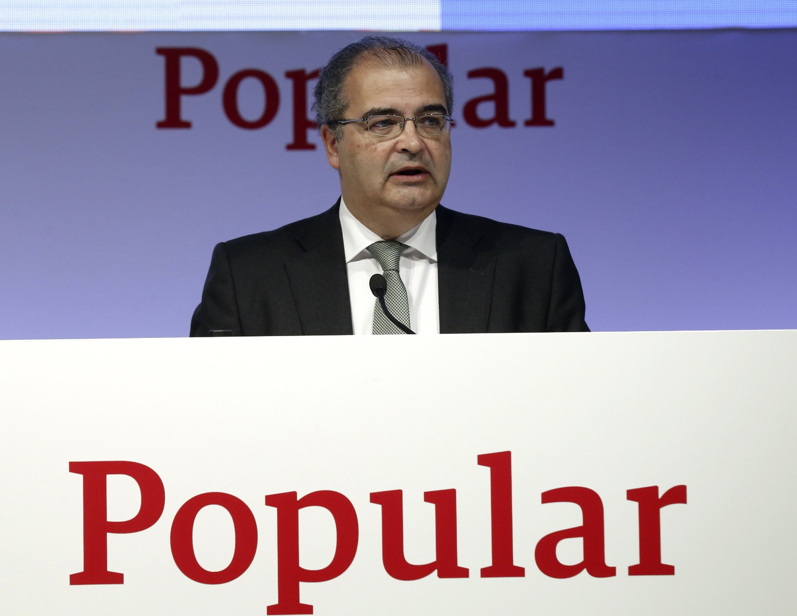 Ángel Ron, presidente del Banco Popular