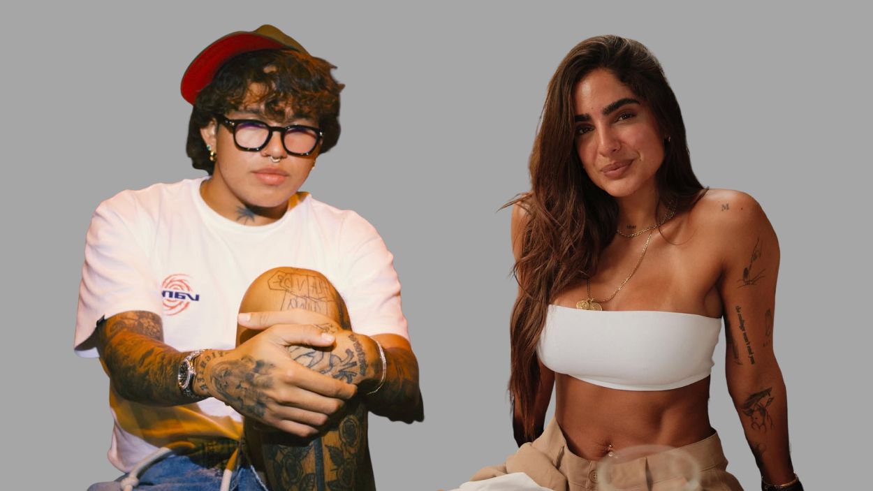 A la izquierda el cantante Beéle y a la derecha la influencer Isabella Ladera.