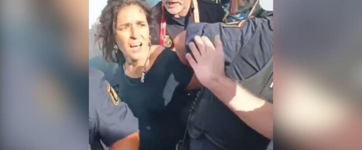 Rosana Prieto, concejala propalestina del BNG detenida en La Vuelta: "Un policía se volvió loco y me apaleó"