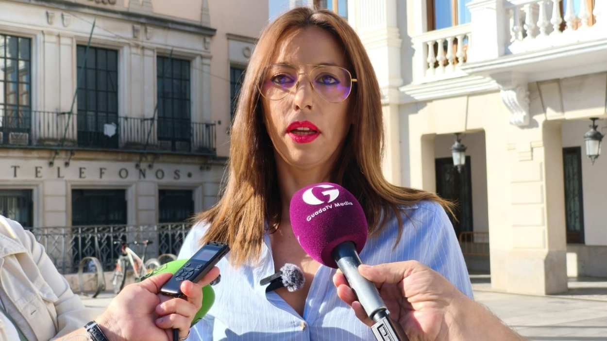 Lucía de Luz, portavoz socialista en el Ayuntamiento de Guadalajara. PSOE Guadalajara.