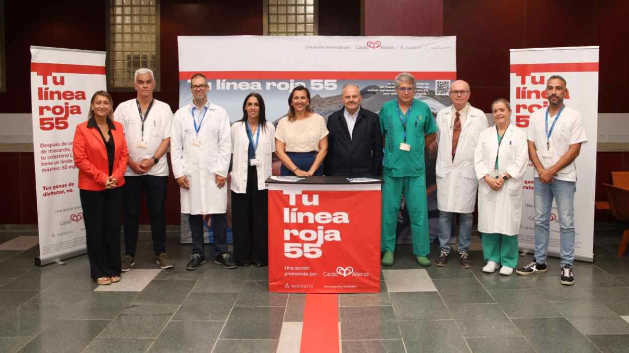 El Hospital Universitario La Candelaria presenta la campaña Tu Línea Roja 55