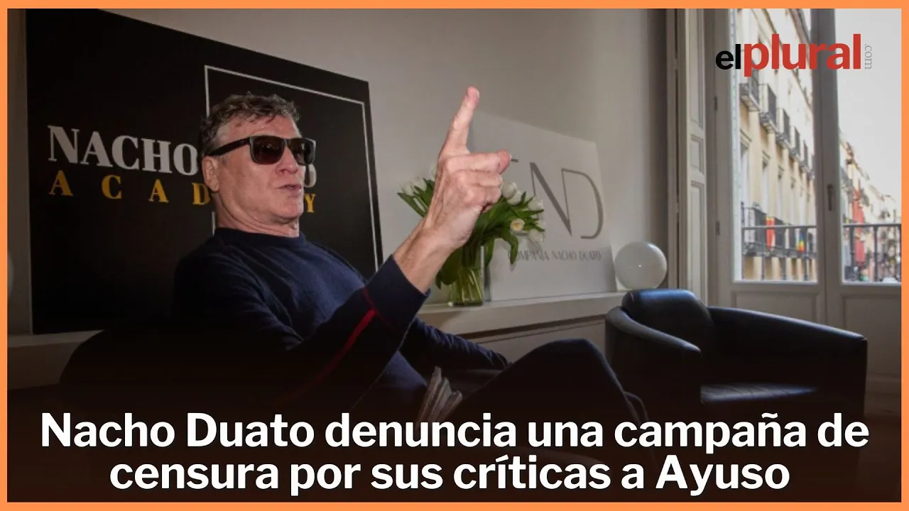 Nacho Duato denuncia una campaña de censura por sus declaraciones políticas