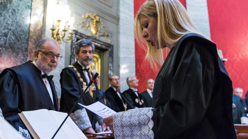 EuropaPress 2514635 magistrada susana polo garcia acto toma posesion nueva magistrada tribunal
