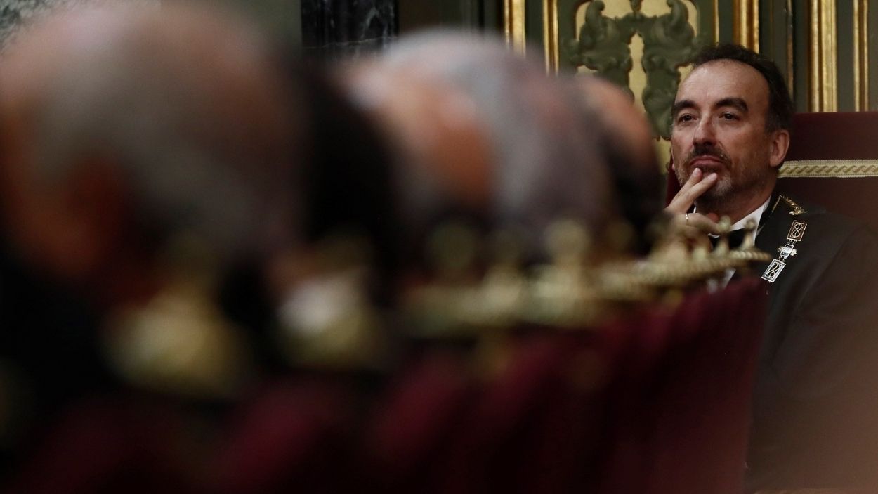 El magistrado del Tribunal Supremo Manuel Marchena, durante la apertura de un año judicial. EP/Archivo.