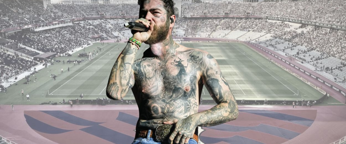 Post Malone le "roba" Montjuic al Barça