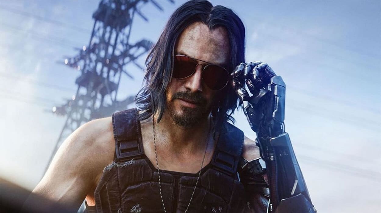 Keanu Reeves como Johnny Silverhand en Cyberpunk