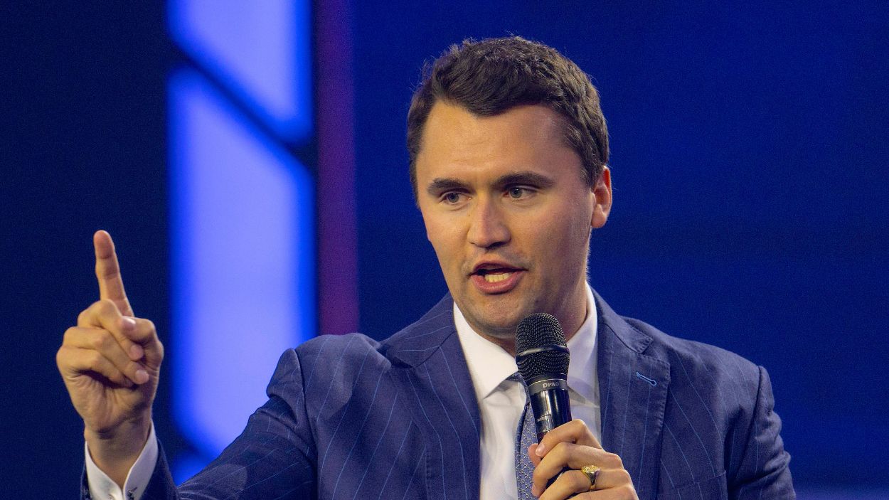 El comentarista ultraconservador Charlie Kirk. 