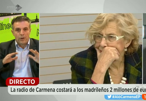 La alcaldesa de Madrid, Manuela Carmena.