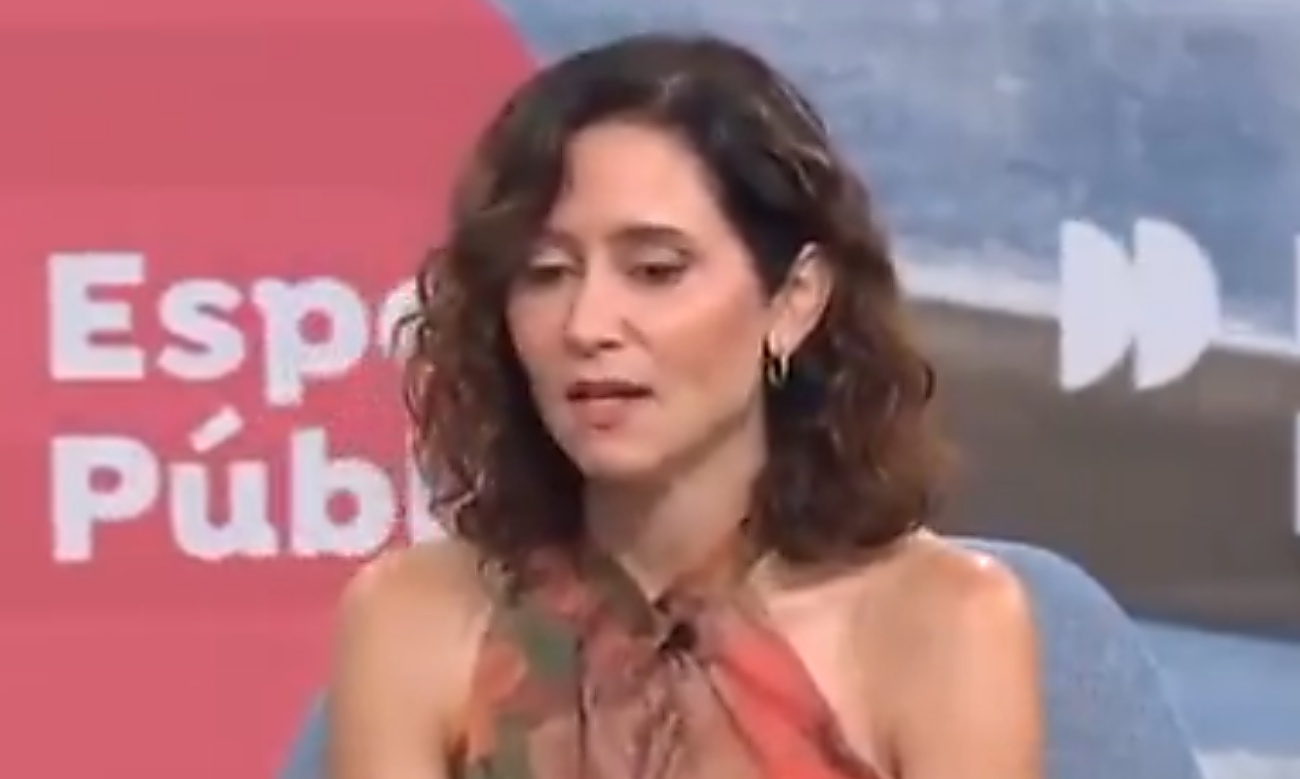 Isabel Díaz Ayuso durante su intervención en el programa Espejo Público. (Foto: X)