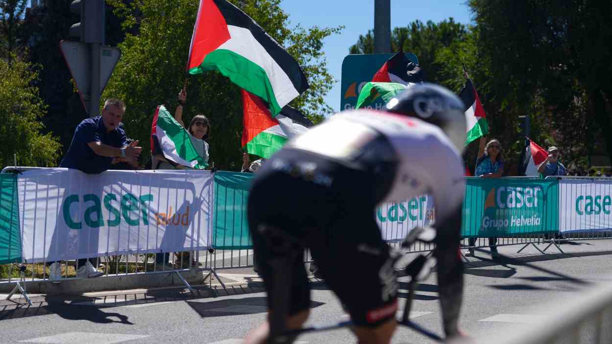 La Vuelta, protagonizada por el boicot al equipo israelí. EP