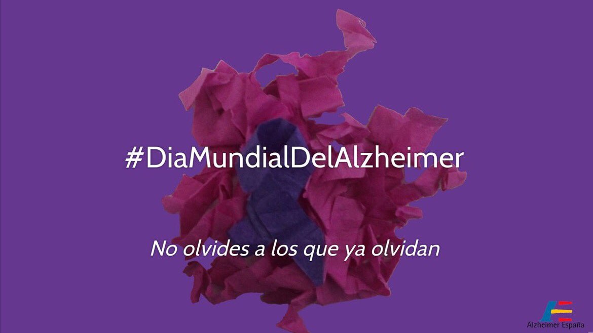 Imagen difundida en redes sociales el Día Mundial del Alzheimer