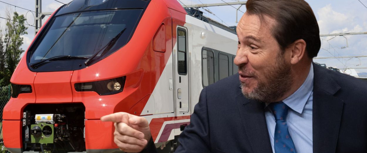 Óscar Puente expone la tabla de inversiones en Cercanías y ridiculiza al PP con los datos