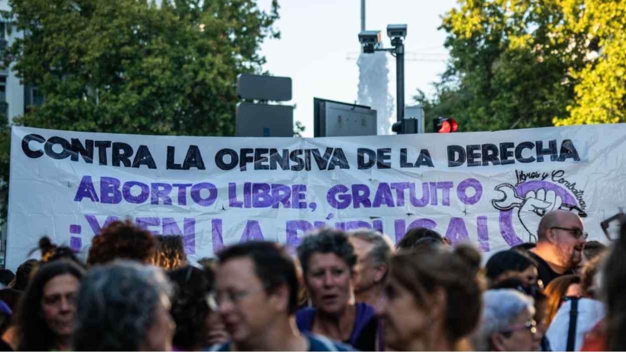 Manifestación por la despenalización del aborto. EP
