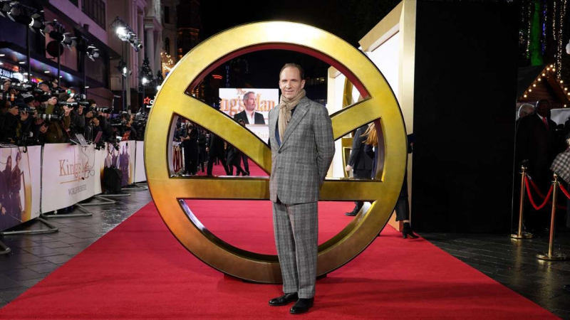 El actor Ralph Fiennes