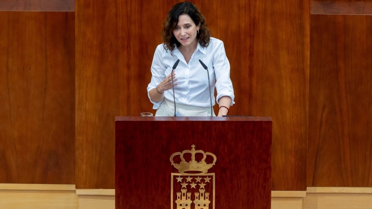 La presidenta de la Comunidad de Madrid, Isabel Díaz Ayuso. EP.