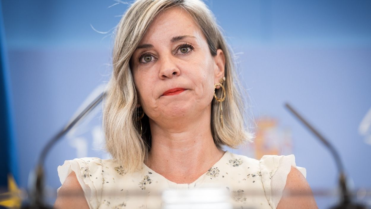 La portavoz de Sumar en el Congreso, Verónica Martínez Barbero. EP.