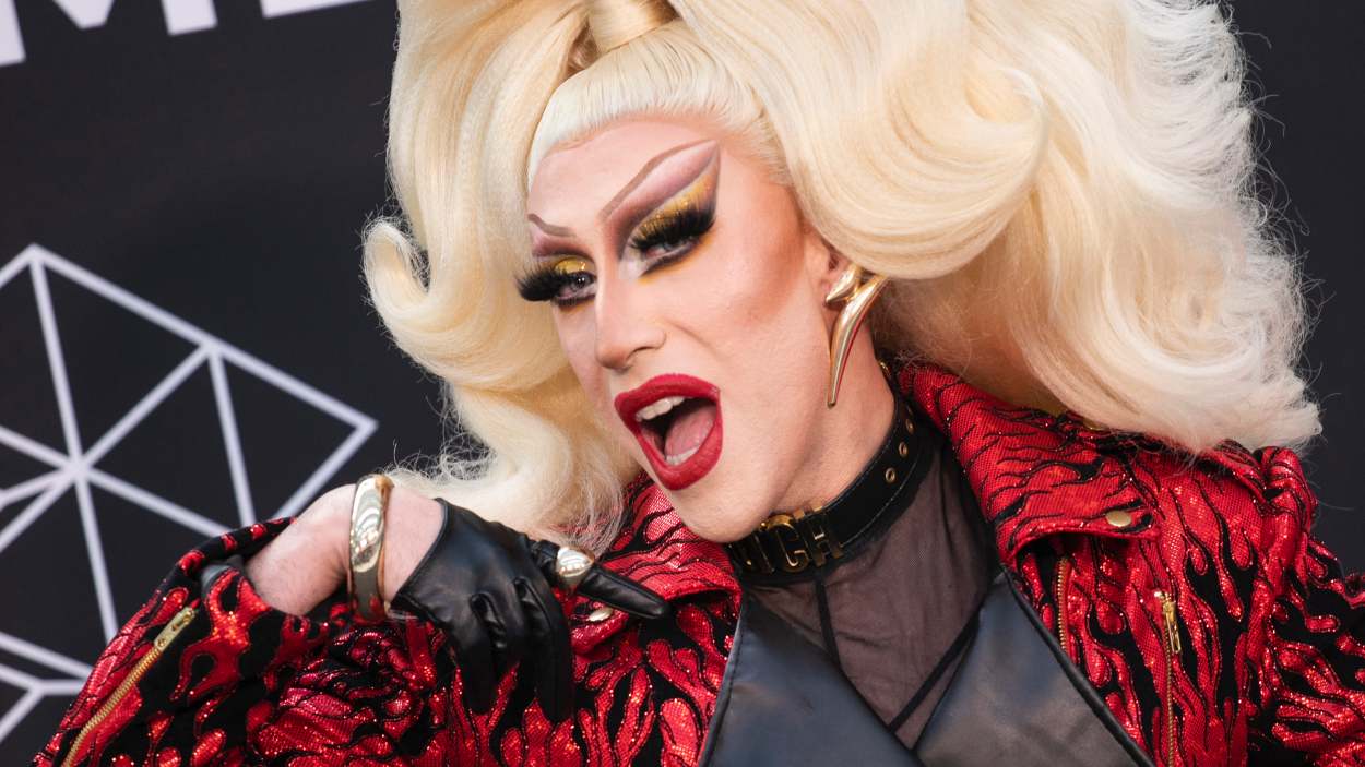 Samantha Ballentines en la presentación de 'Drag Race España' en el FesTVal 2025 de Vitoria-Gasteiz