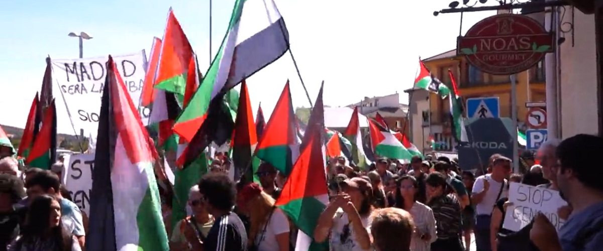 Madrid se manifiesta pacíficamente contra el genocidio de Israel con una movilización histórica