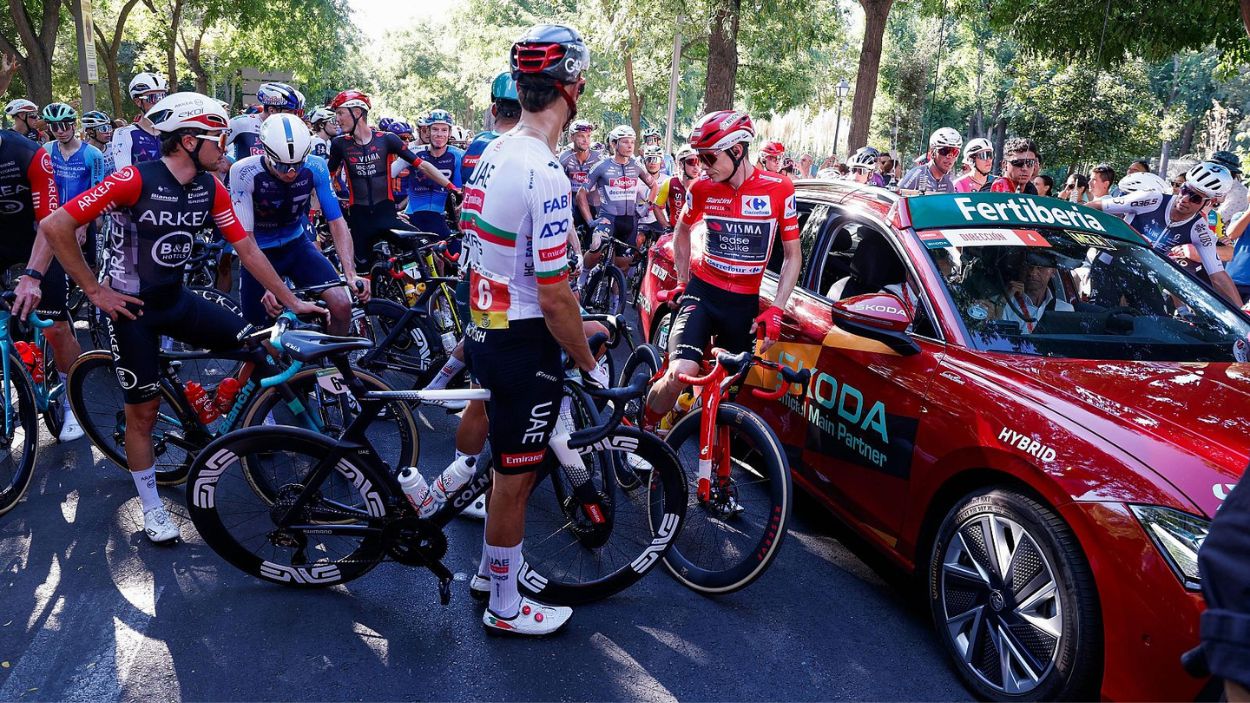 Retransmisión de la etapa final de La Vuelta. TVE
