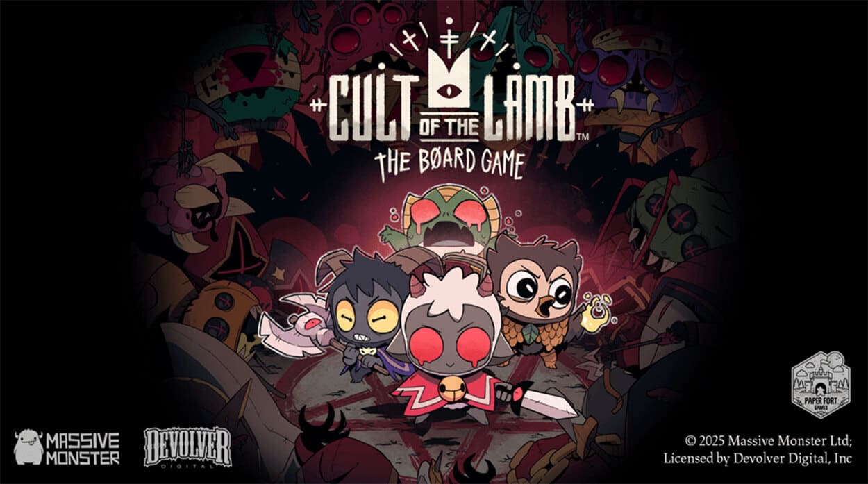 Juego de tablero de Cult Of The Lamb
