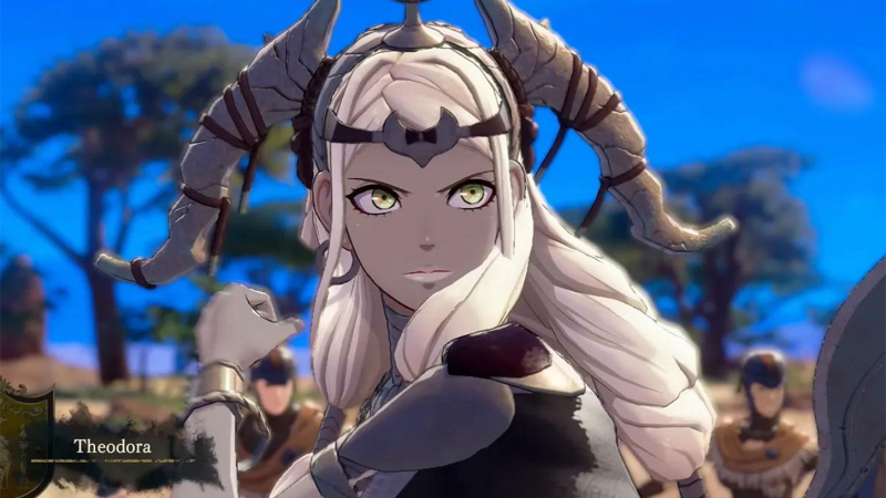 Theodora en Fire Emblem: Fortune's Weave Theodora en Fire Emblem: Fortune's Weave