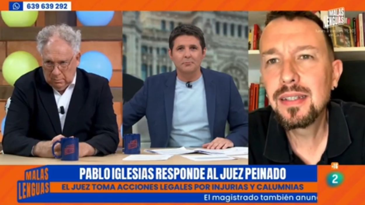 Ekaizer, Cintora e Iglesias en 'Malas Lenguas'. TVE