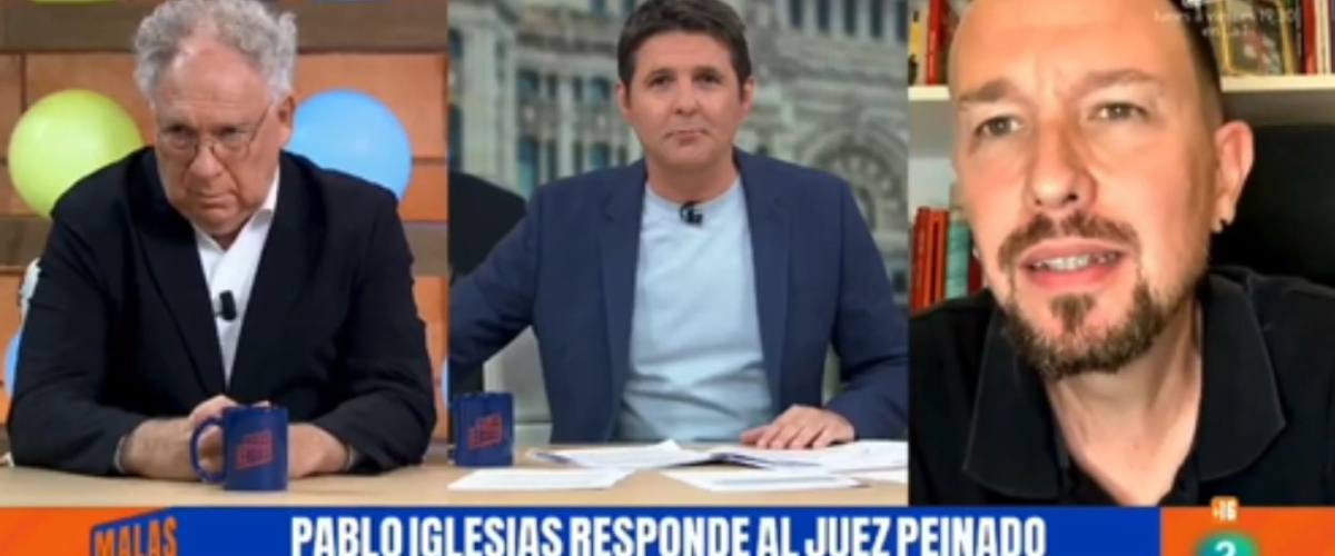 Pablo Iglesias contesta en ‘Malas Lenguas’ a la denuncia del juez Peinado contra él, Ekaizer o Puente