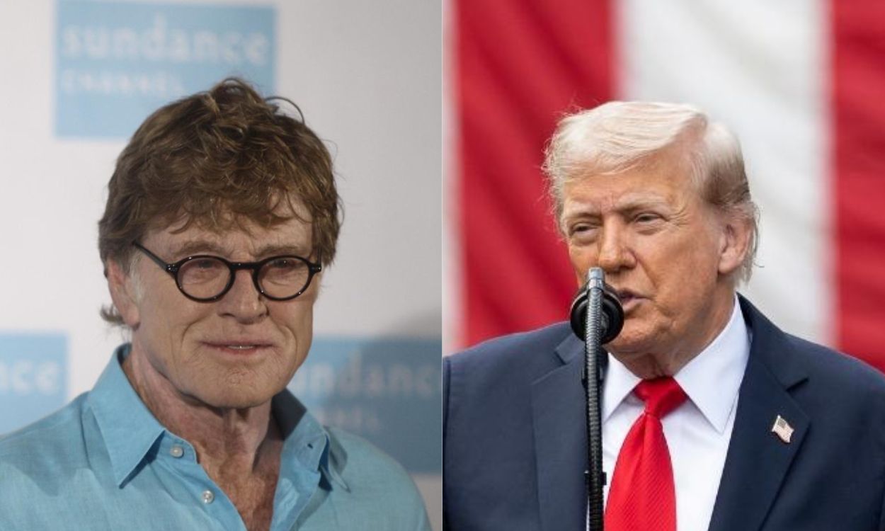 Robert Redford y Donald Trump. Elaboración propia
