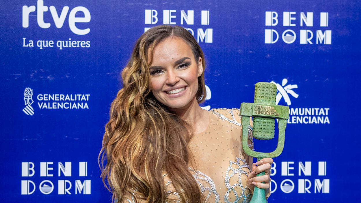 Melody tras ganar el Benidorm Fest 2025