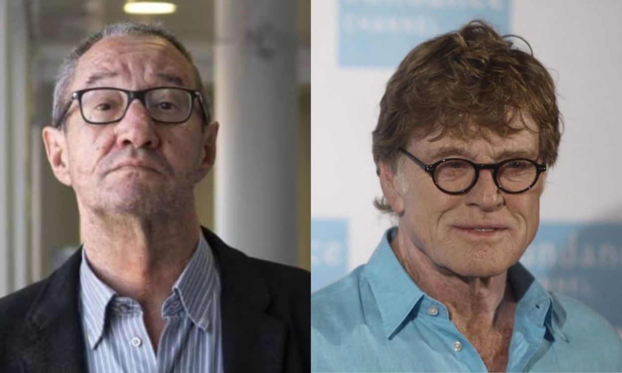 Robert Redford y Carlos Boyero. Elaboración propia