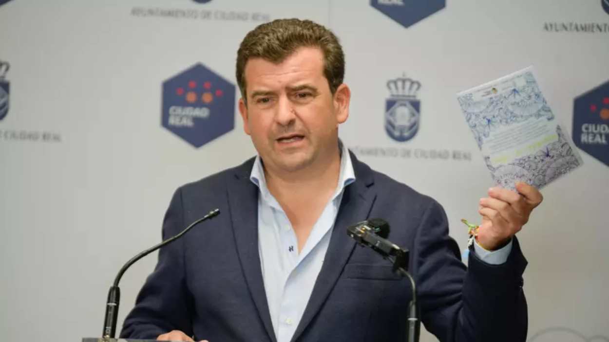 Imagen del concejal de Vox en el Ayuntamiento de Ciudad Real y diputado nacional, Ricardo Chamorro. EP.