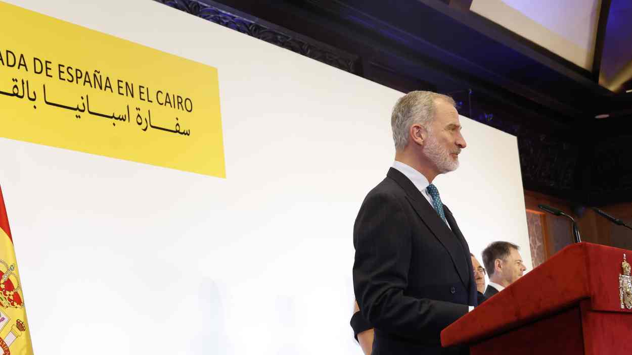 El rey critica la insoportable situación en Gaza. EP