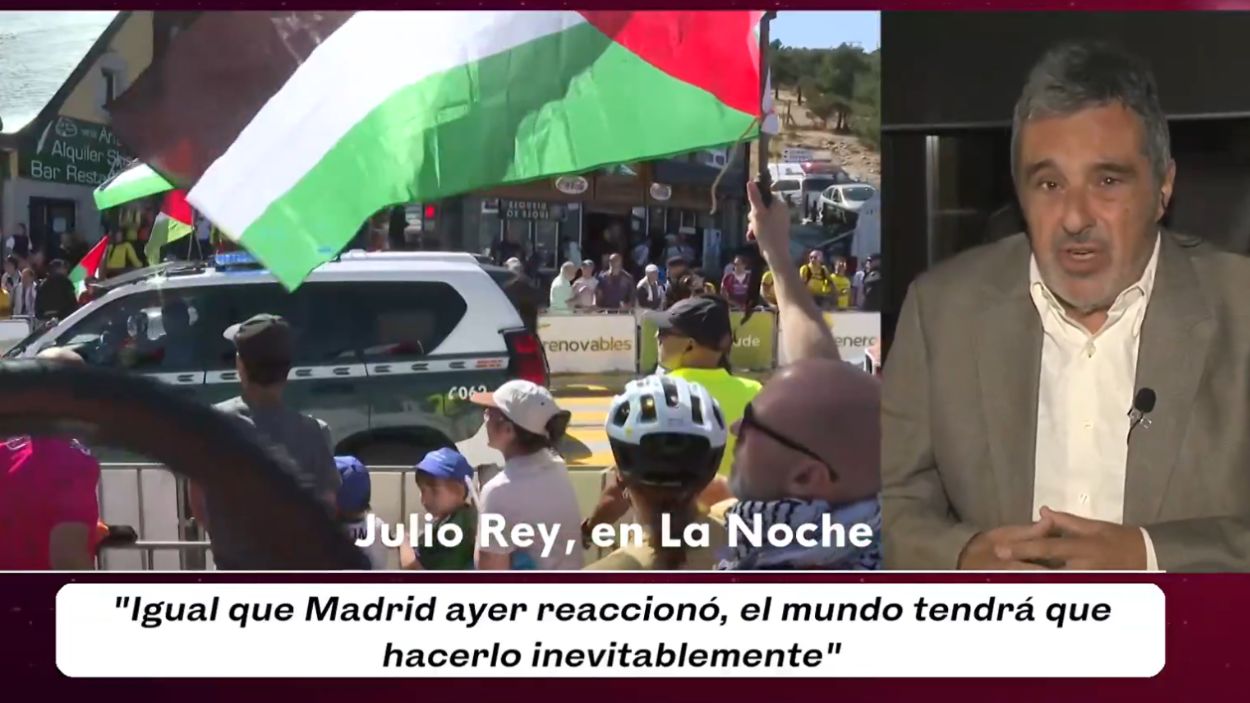 Julio Rey en su paso por 'La noche en 24 horas'. RTVE