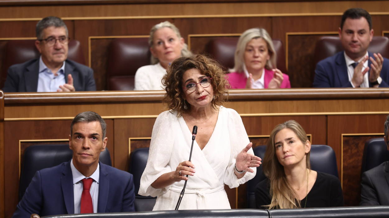 Montero expone a un PP “cobarde” que “calla mientras se asesina a miles de personas en Gaza”. EP.