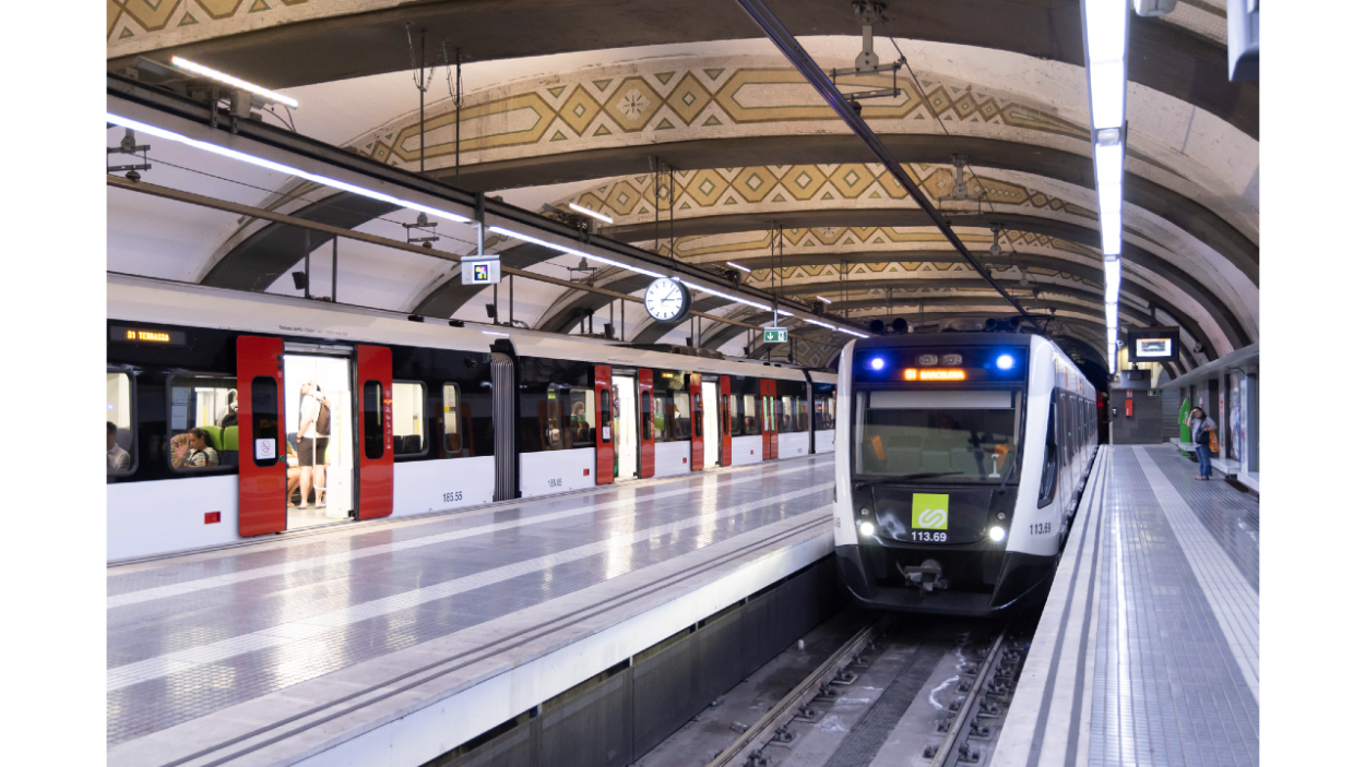 Estación de Ferrocarrils de la Generalitat de Cataluña (FGC) de Plaza Catalunya