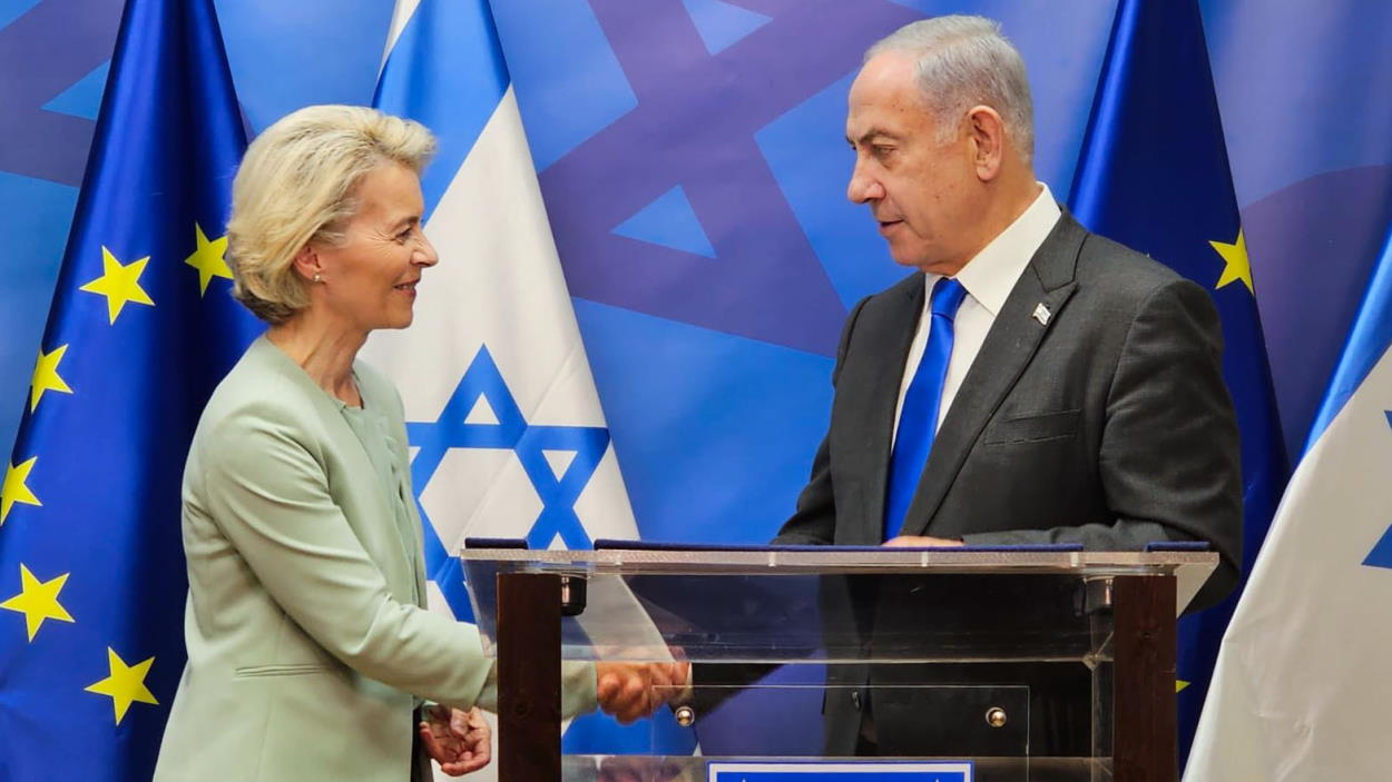 Bruselas amaga con una respuesta a Israel para excusar su complicidad y no perder privilegios. EP.