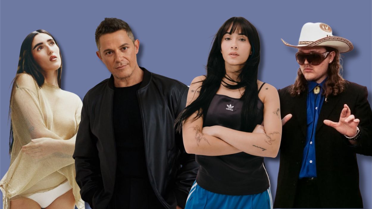 Algunos de los artistas nominados a los Latin Grammy. Fotomontaje.