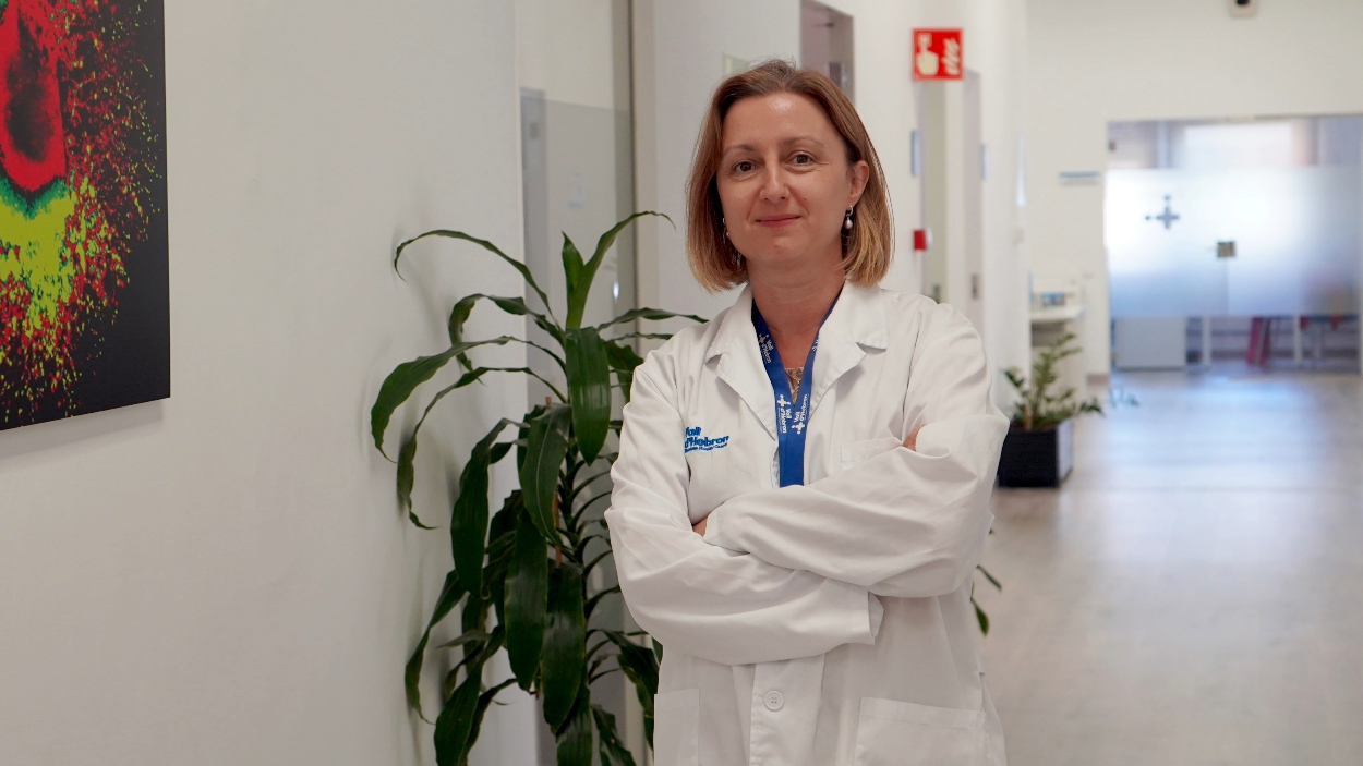 La doctora Andreea Ciudin del Hospital Universitario Vall d'Hebron de Barcelona. VALL D'HEBRON