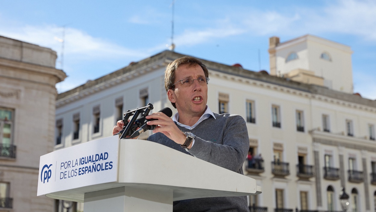 El alcalde de Madrid, José Luis Martínez Almeida