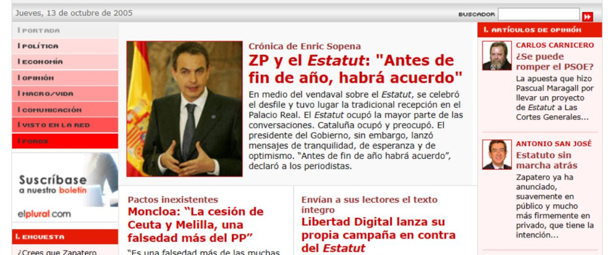 20 años contando España