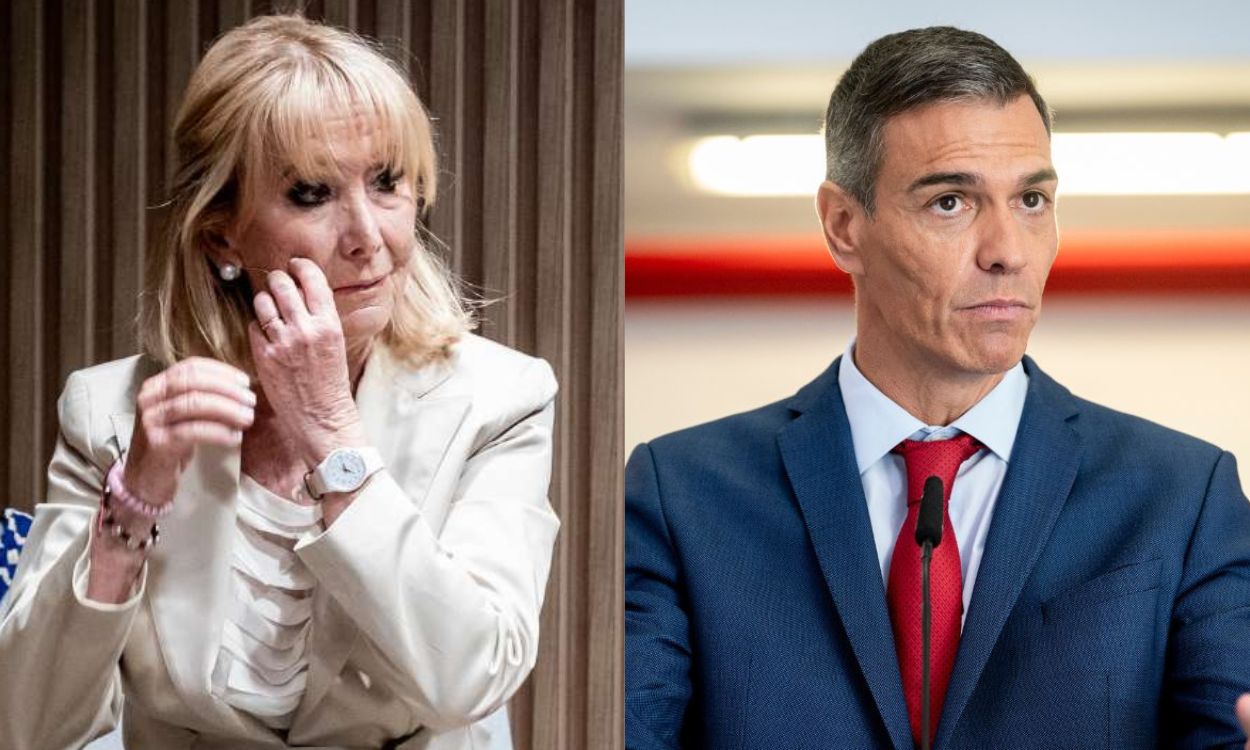 Esperanza Aguirre y Pedro Sánchez. Elaboración propia
